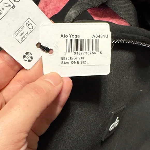 NWT ALO Yoga Classic Black Backpack